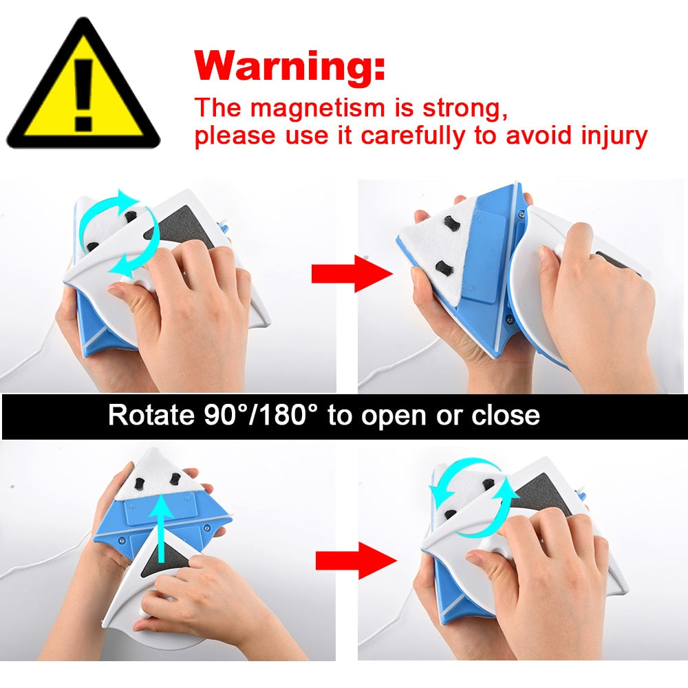 SwipeWipe™ - Magnetic Two side Window Cleaner