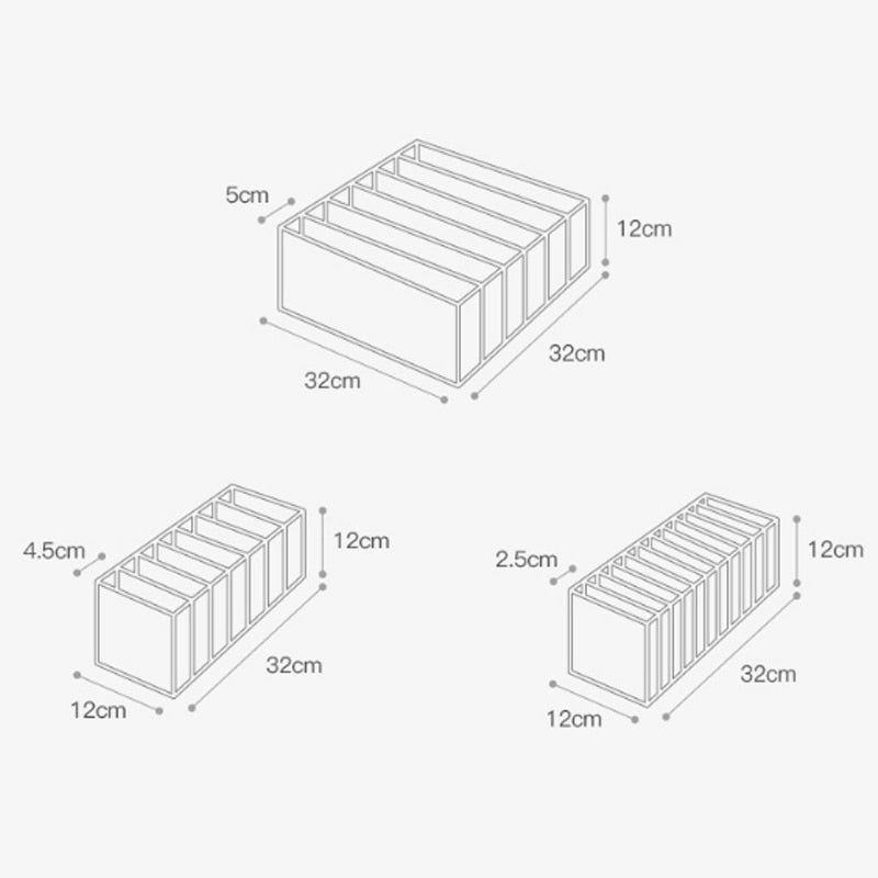 Unterwäsche-Kleider-Organizer