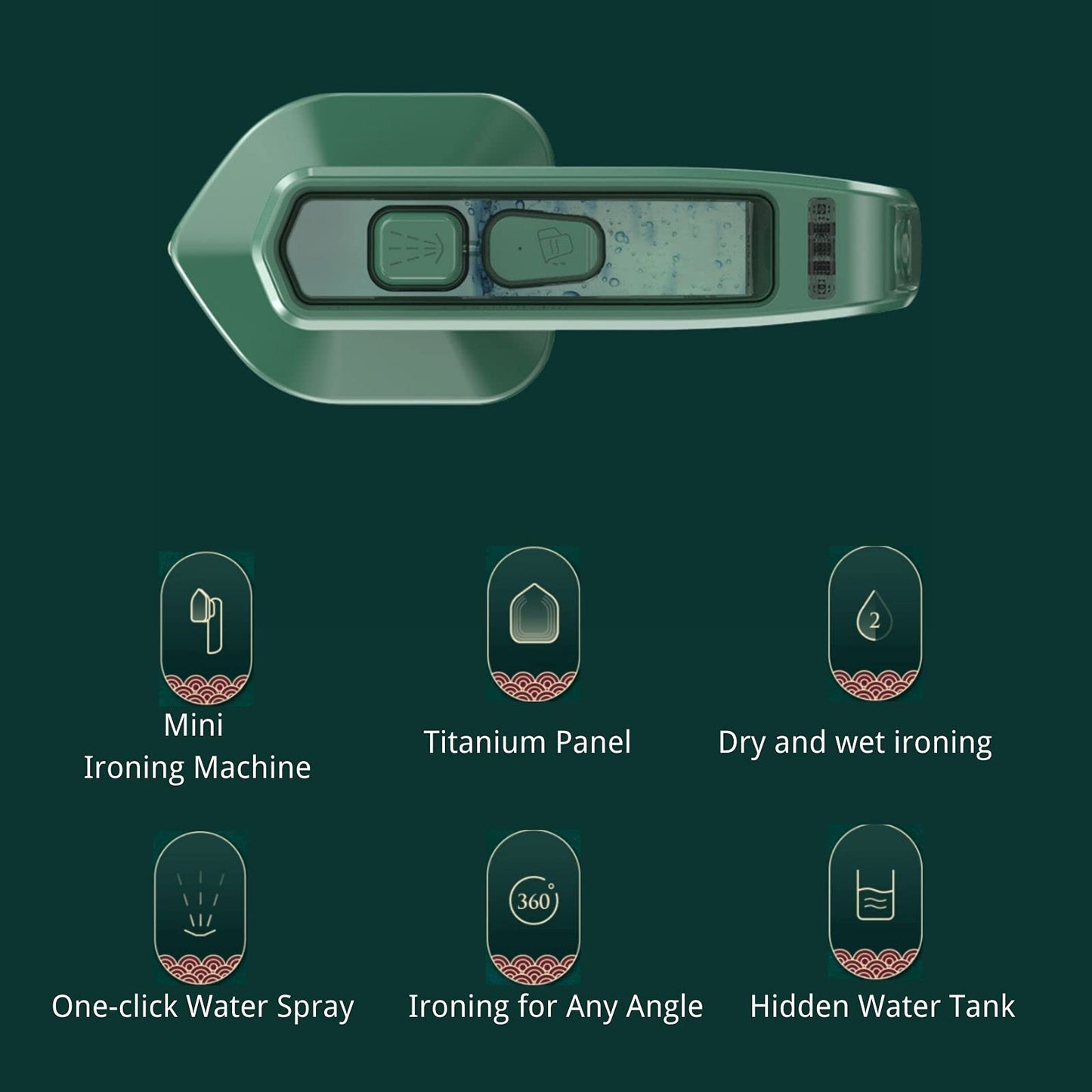 The Ironing™ - Tragbares Bügeleisen