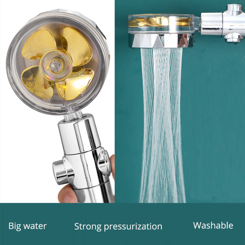 The TurboHead™ - Propeller Shower Head