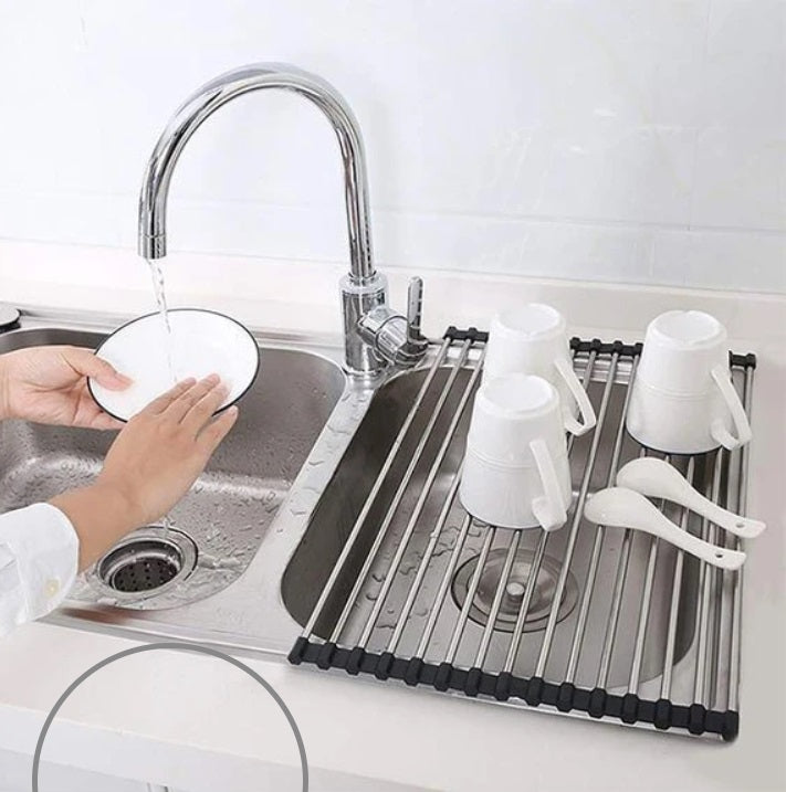 Rolling Sink Rack - More Space in your Kitchen