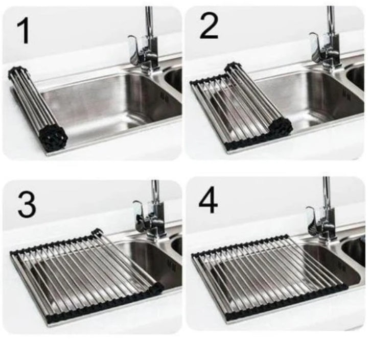 Rolling Sink Rack - More Space in your Kitchen