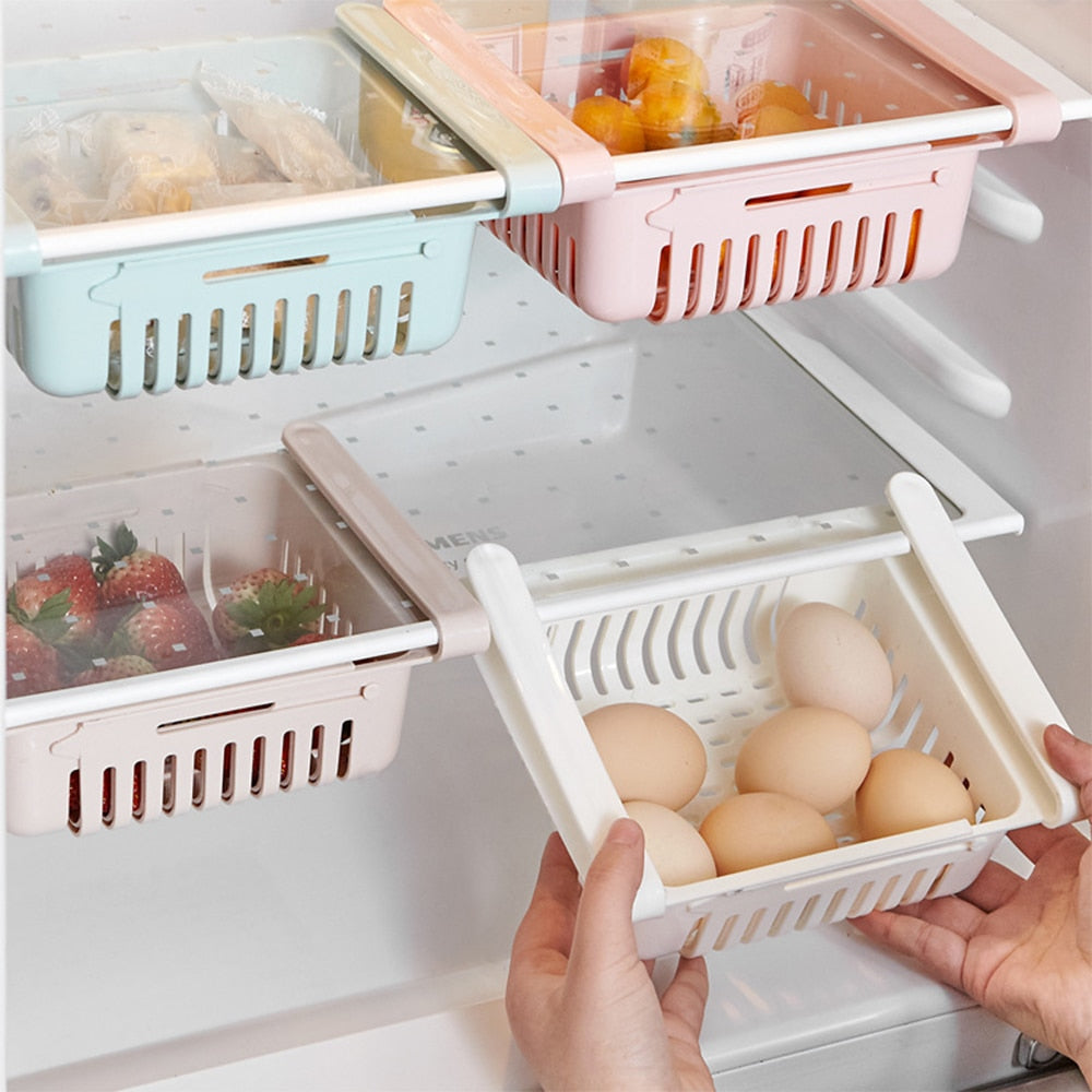 Verstellbarer Kühlschrank-Organizer 