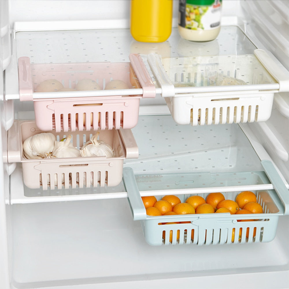 Verstellbarer Kühlschrank-Organizer 