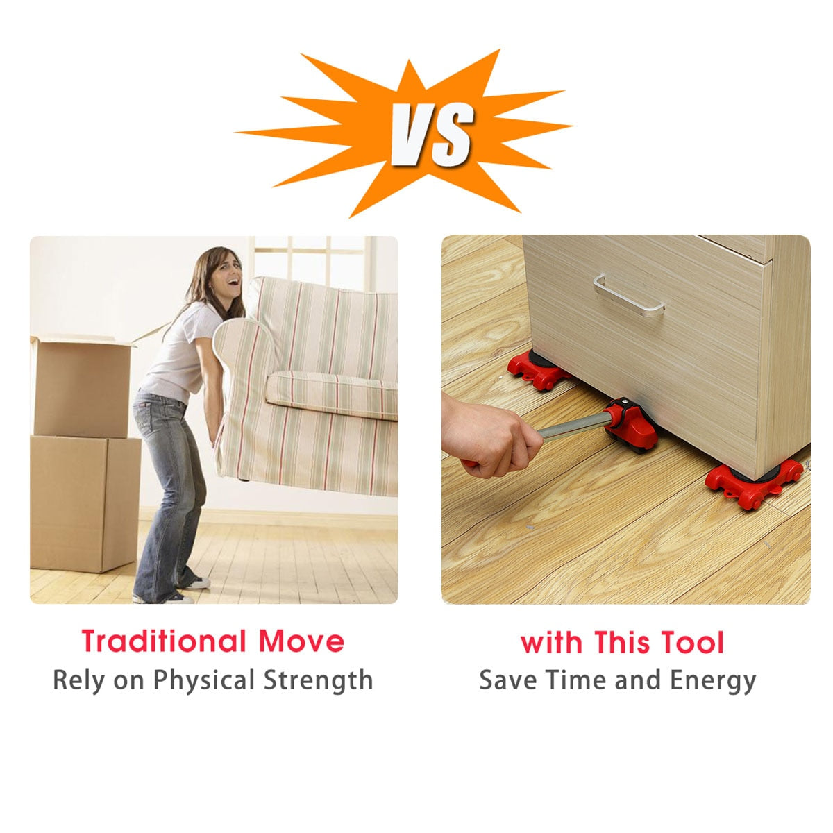 EzRoller™ - Furniture Roller Mover Set