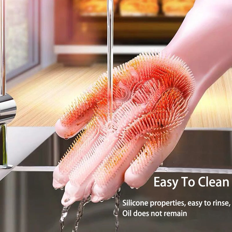 Magic Gloves Silicone Dish Washing Gloves