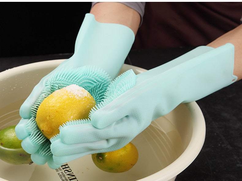 Magic Gloves Silicone Dish Washing Gloves