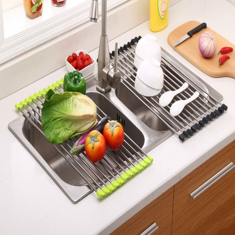 Rolling Sink Rack - More Space in your Kitchen