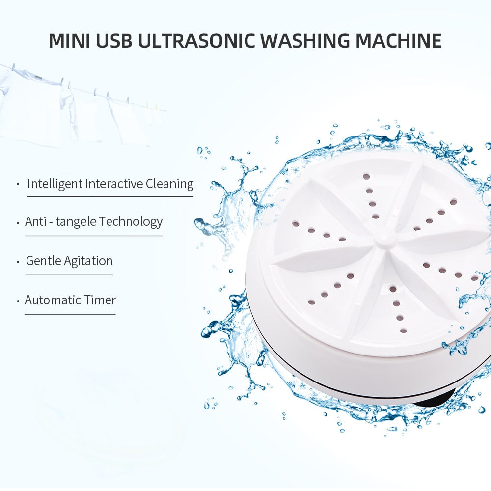 EasyWash™ - Tragbare Ultraschallwaschmaschine